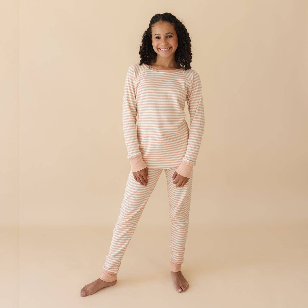 Organic Women's Pajama Set - Striped