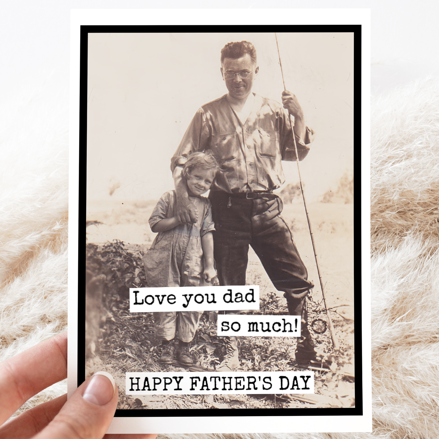 Father's Day Card. Love You Dad So Much! HAPPY FATHER'S DAY