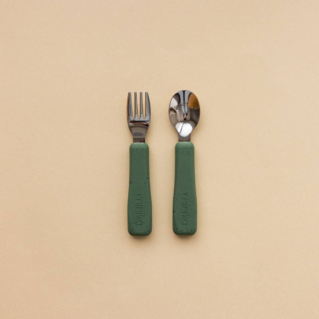 Fork and spoon set - Leaf