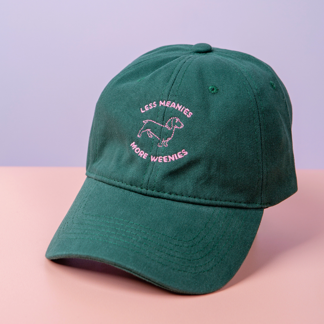 Less Meanies, More Weenies Baseball Dad Hat