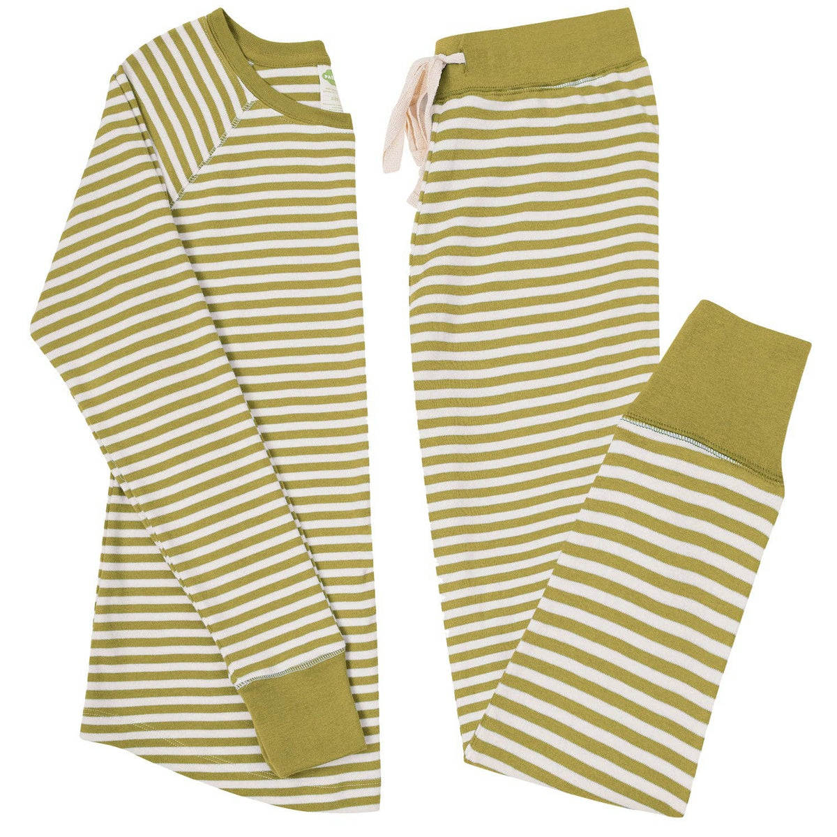 Organic Women's Pajama Set - Striped