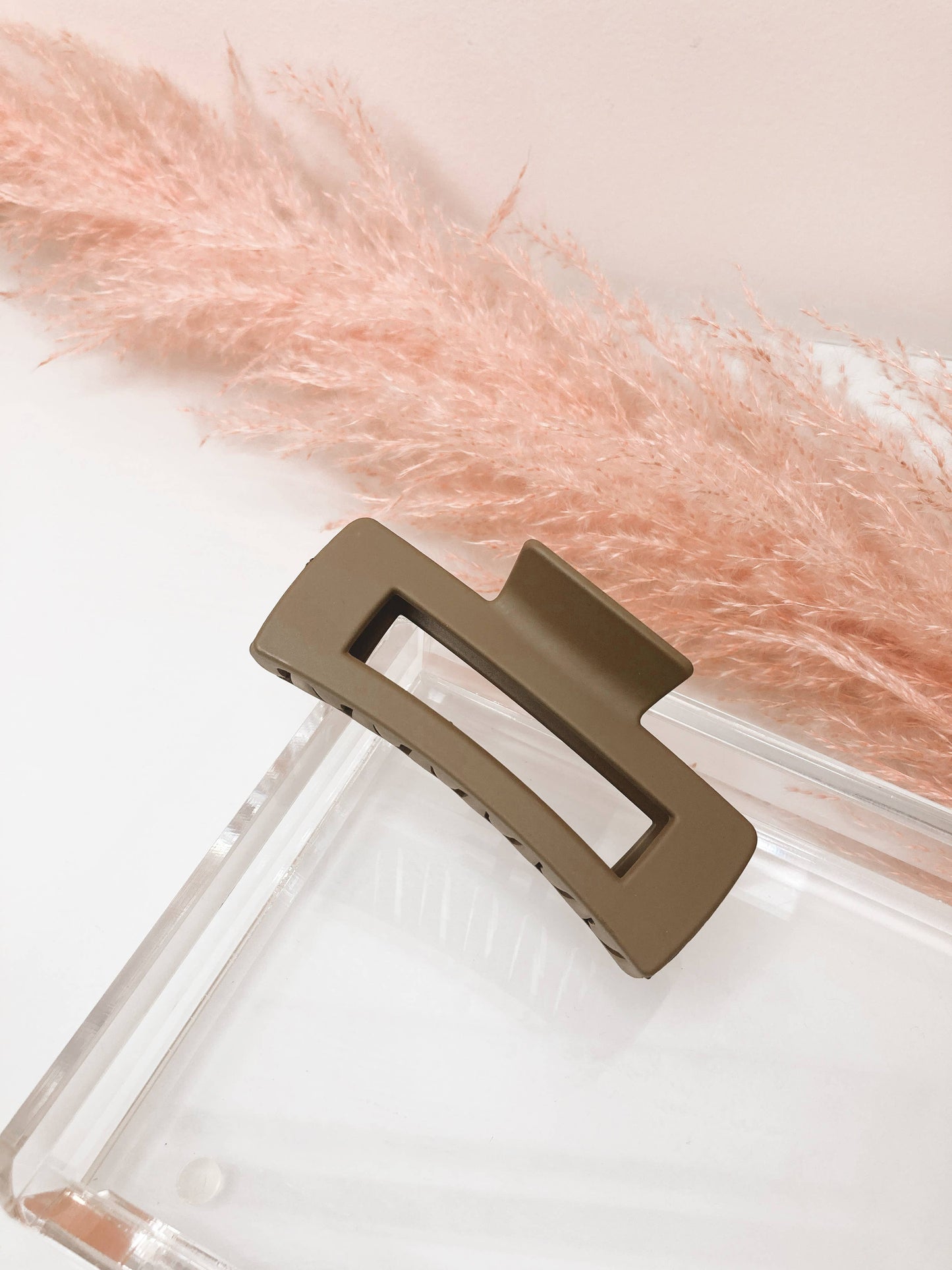 Chocolate* MATTE Claw Clip Large