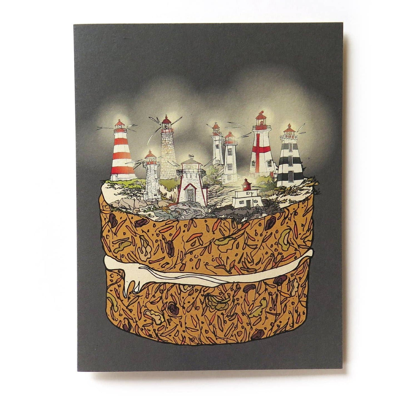 Lighthouse Cake Card