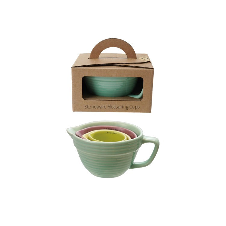 Measuring Cups Stoneware Batter Bowl