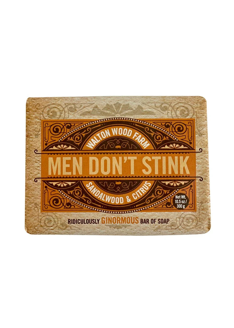 Men's Don't Stink Soap - Warm Amber & Spice 10. 5 oz - Ginormous Bar