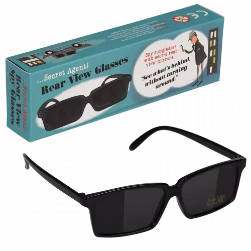 Rear View Glasses...secret agent