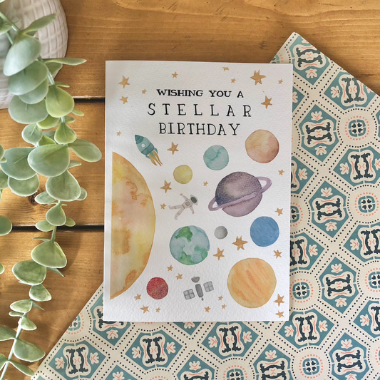 Wishing You A Stellar Birthday Card-kenzie