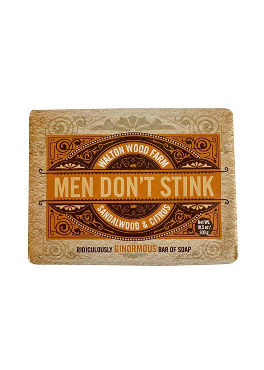 Men's Don't Stink Soap - Sandalwood & Citrus - Ginormous Bar