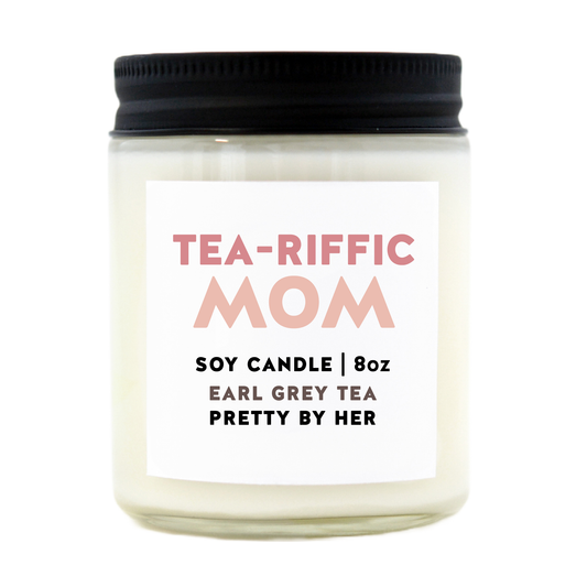 Tea-riffic Mom Spring Candle-pretty by her